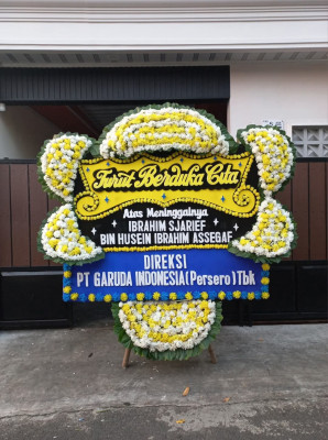 Papan Bunga Duka di Bantarujeg